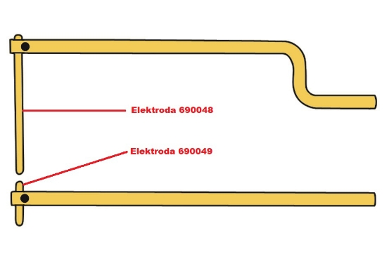 Obrázok z Elektróda pre čelusti XA9 Telwin 690048
