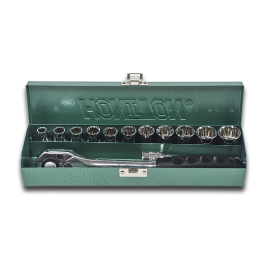 Obrázok z Sada dvanáctihranných hlavic 1/2” 13 dílů