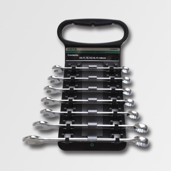 Obrázok z Sada očkoplochých klíčů vyhnutých 10-19mm 7 dílů