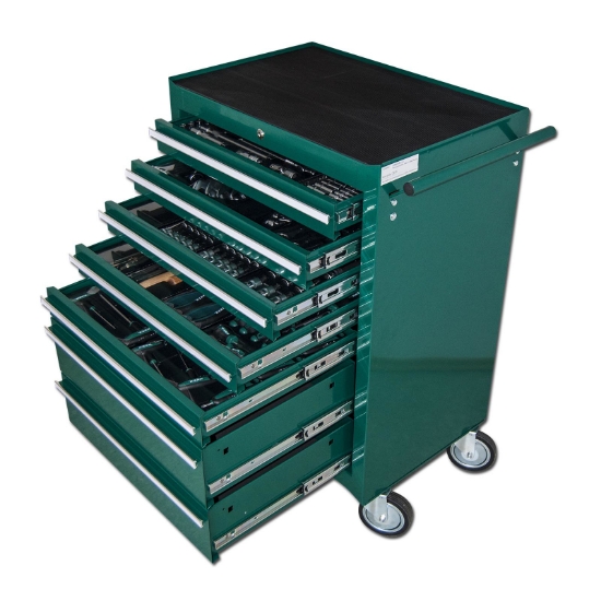 Obrázok z Montážní vozík na nářadí kovový + výbava HA230 215 dílů