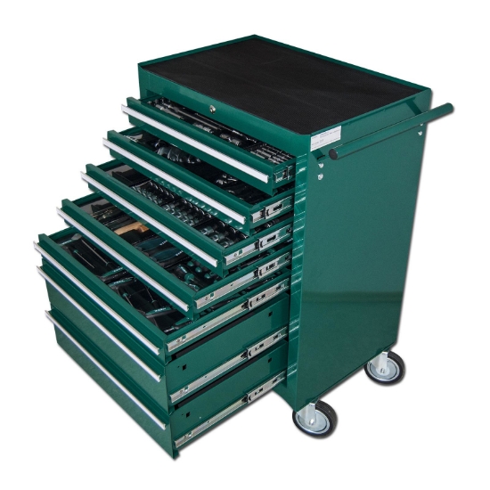 Obrázok z Montážní vozík na nářadí kovový + výbava HA250 231 dílů