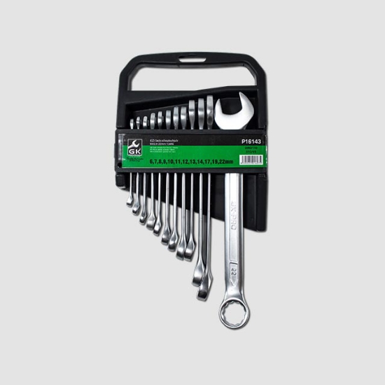 Obrázok z Sada očkoplochých klíčů 6-22mm matné 12 dílů (P16143)